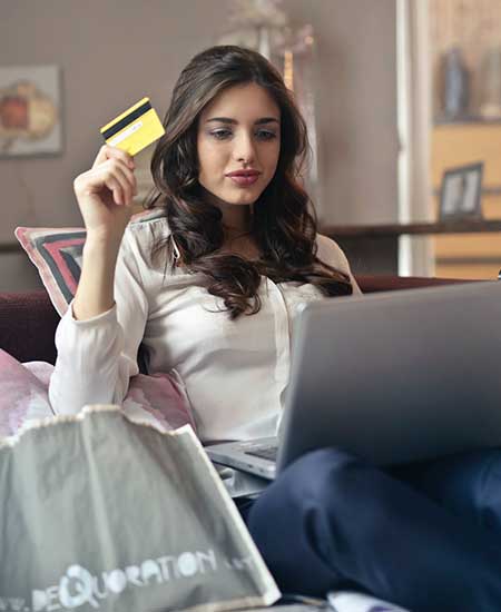 Realiza compras online